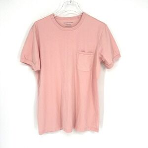 Outerknown Top Womens M Pink Organic Pima Cotton Core‎ Basic Capsule Quality
